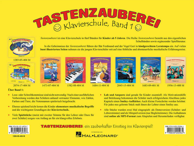Tastenzauberei Band 1 (+Online-Audio)
