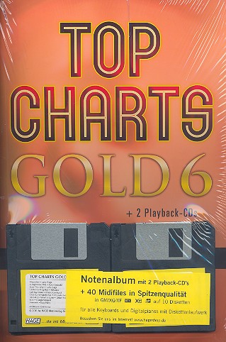 Top Charts Gold Band 6 (+Midifiles, 2CD's):