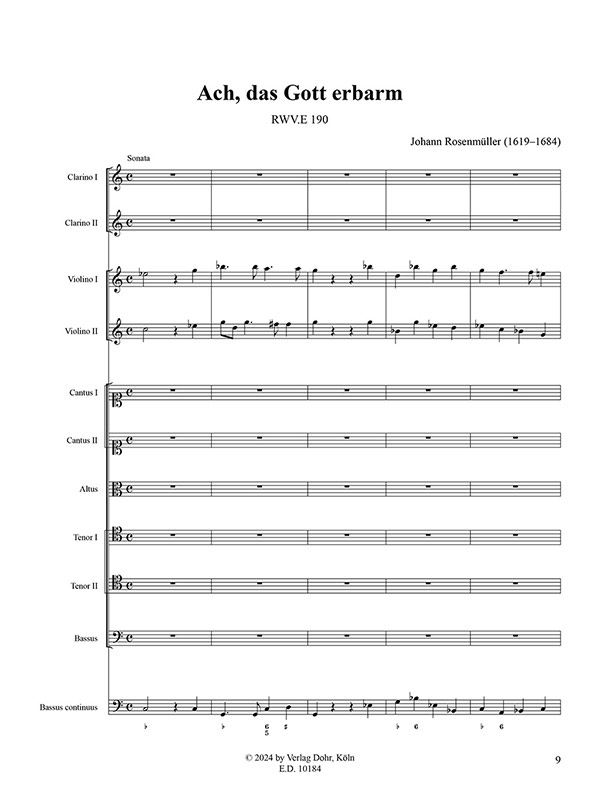 Rosenmüller Gesamtausgabe Band 24 Serie II Band 24