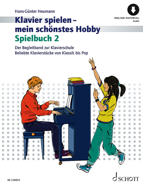 Spielbuch 2 zur Klavierschule (+Online-Audio)