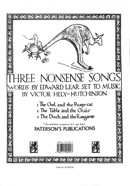Three Nonsense Songs