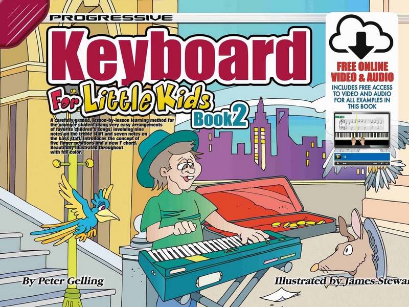 Progressive Keyboard for Little Kids Book 2 (+Online-Media)