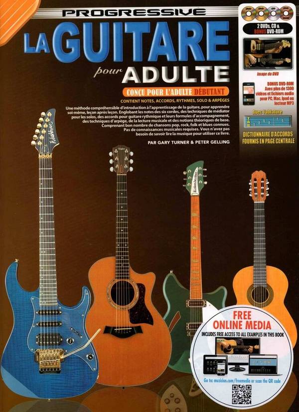 La Guitare Progressive Pour Adulte (+Media-Online)