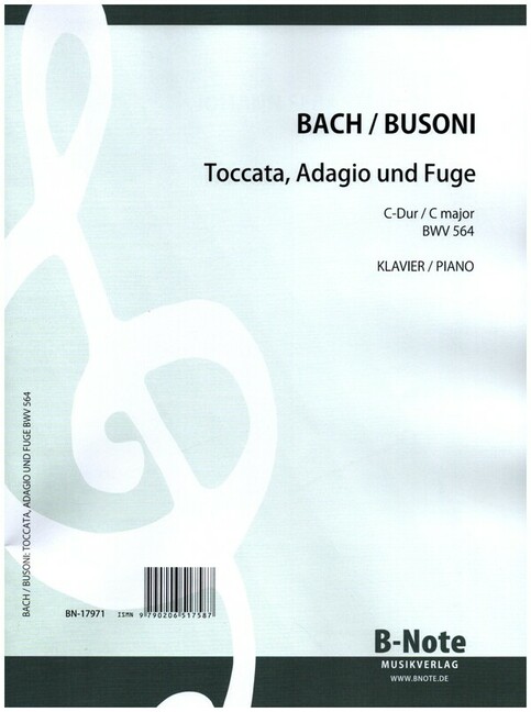 Toccata, Adagio und Fuge C-Dur BWV564