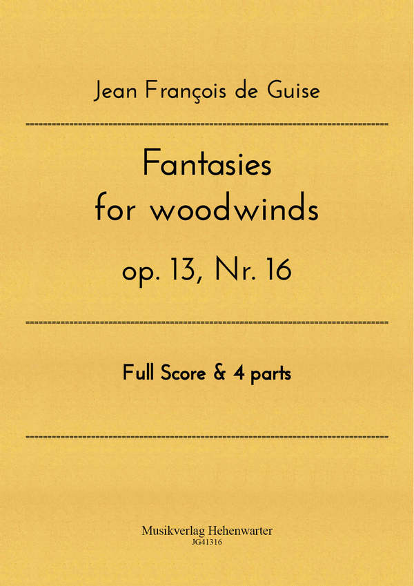 Fantasies for woodwinds op.13 Nr.16