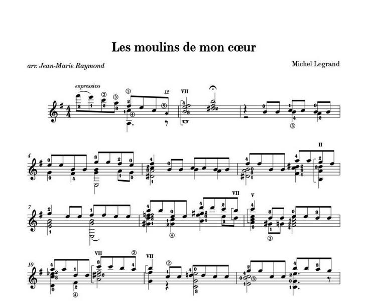 Les moulins de mon coeur