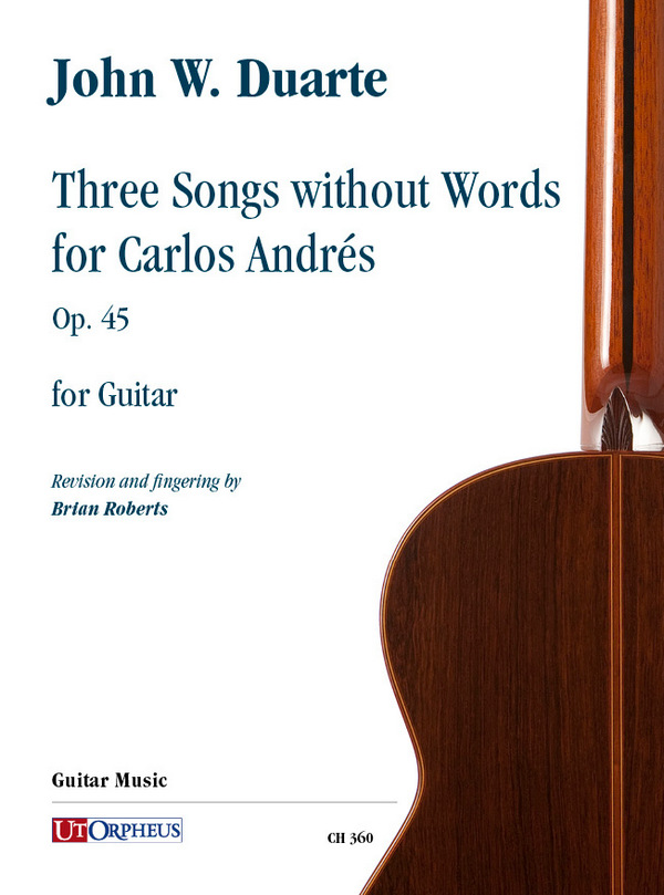 Three Songs without Words for Carlos Andrés op.45