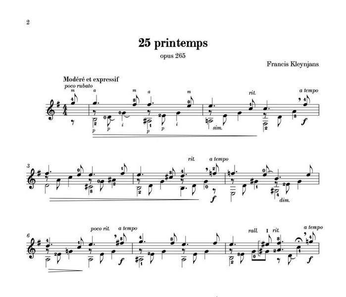 25 printemps