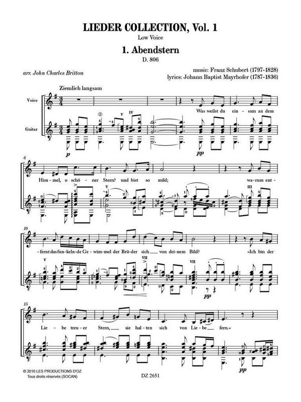 Lieder Collection Vol. 1  