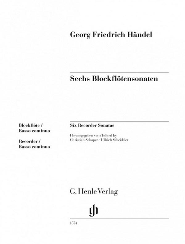 6 Blockflötensonaten