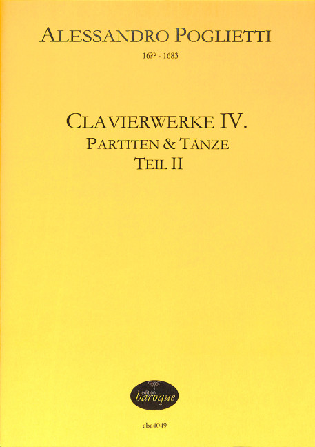 Clavierwerke Band 4 - Partiten und Tänze Teil 2