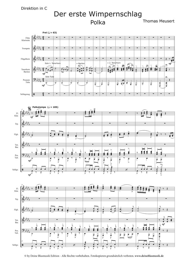 Der erste Wimpernschlag