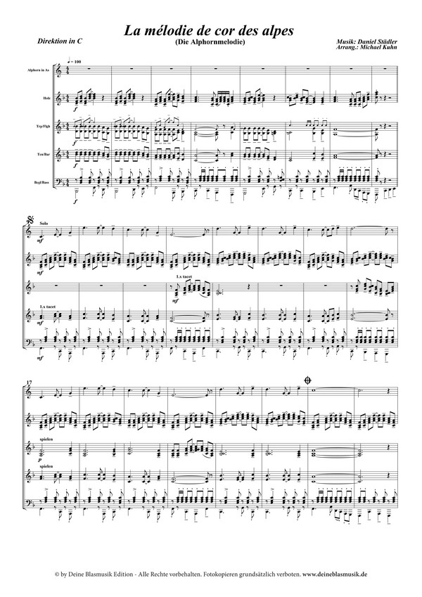 La mélodie de cor des alpes