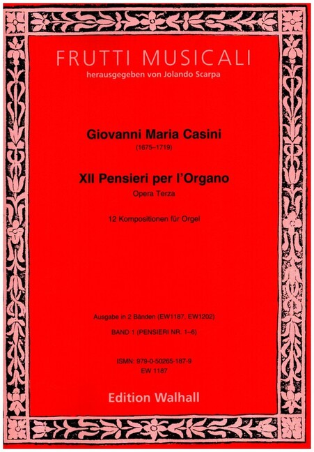 12 Pensieri per l'Organo Band 1 (Nr.1-6)