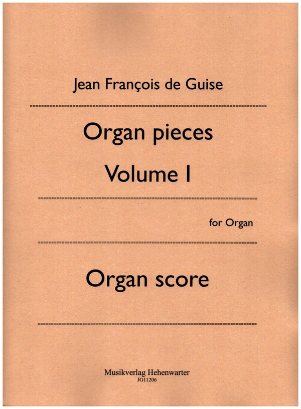 Organ pieces vol.1 op.12 no.6-9, 11-18