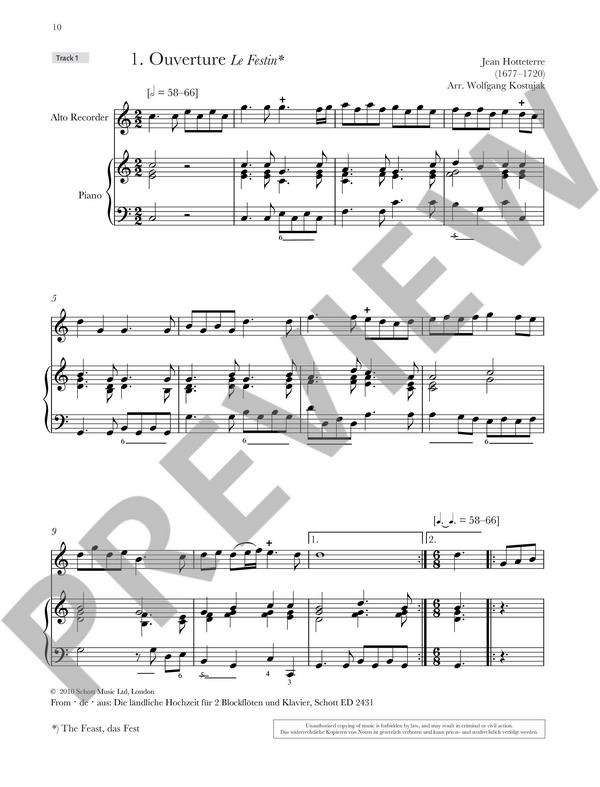 Baroque Recorder Anthology vol.3 (+Online Audio)