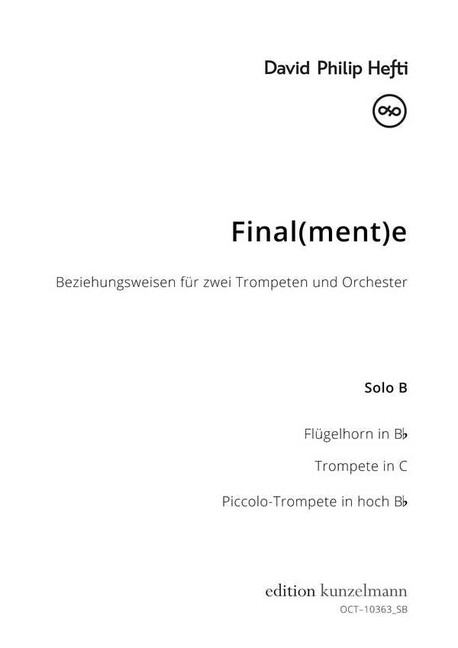 Final(ment)e, Beziehungsweisen