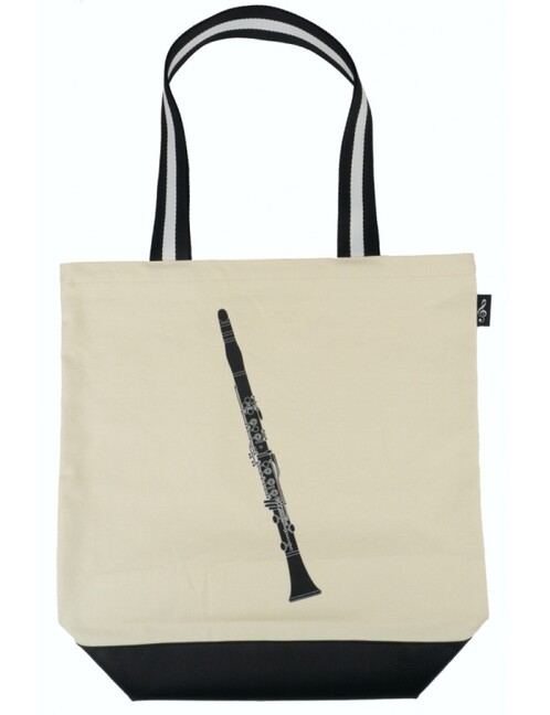 City Shopper Klarinette schwarz/silber 42 x 40 x 13,5 cm