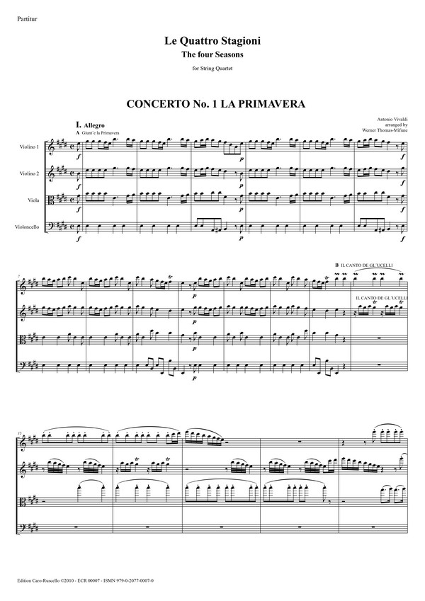 Le Quattro Stagioni (The four Seasons)