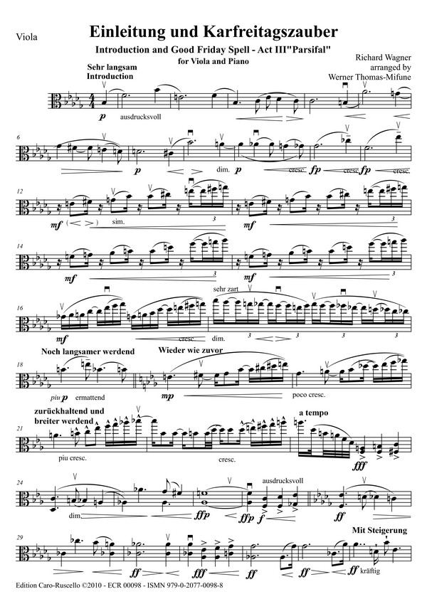 Einleitung und Karfreitagszauber