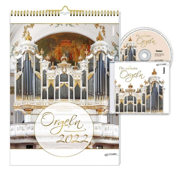 Kalender Die schönsten Orgeln 2022 (+CD)