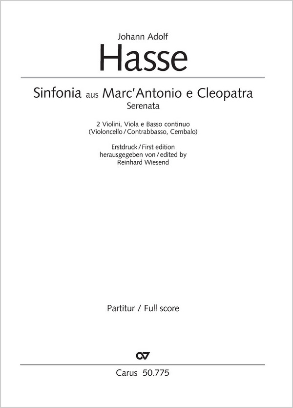 Sinfonia aus Marc'Antonio e Cleopatra