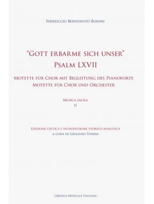 Gott erbarme sich unser Psalm LXVII