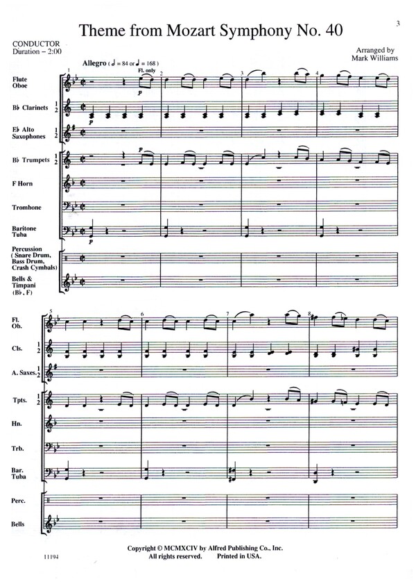 Theme from Symphony no.40