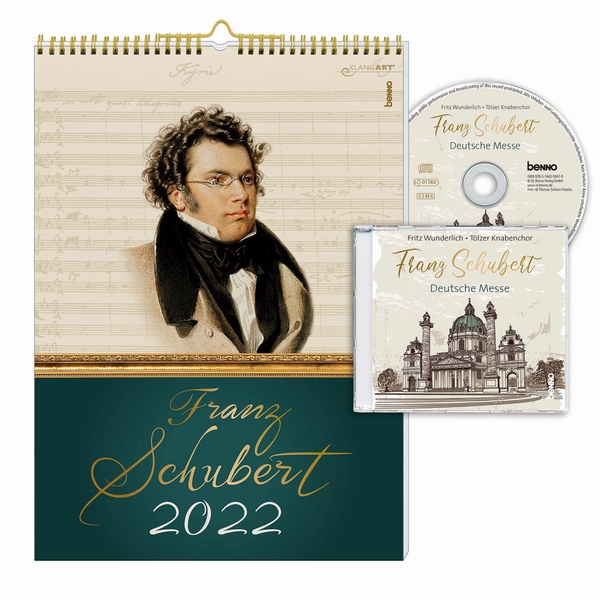 Kalender Franz Schubert 2022 (+CD)