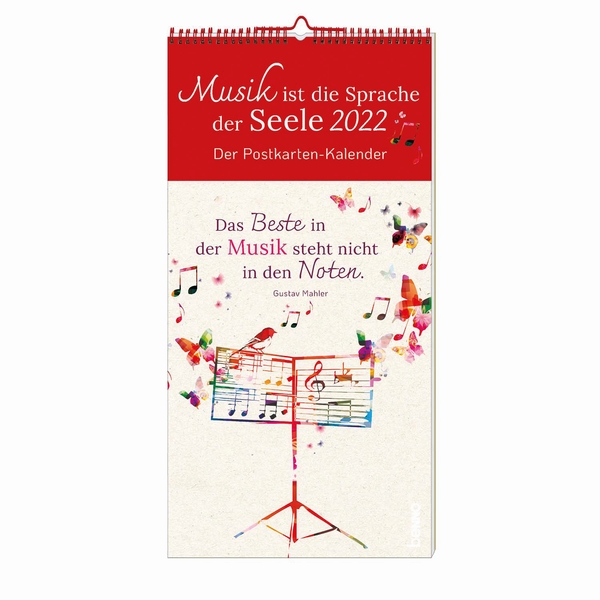 Kalender Musik ist die Sprache der Seele 2022