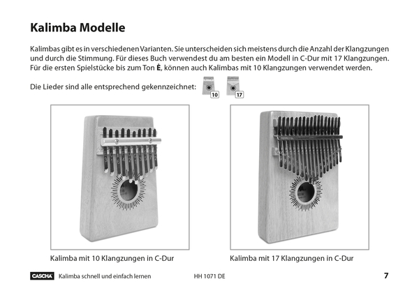 Kalimba - Schnell und einfach lernen (+QR-Codes)