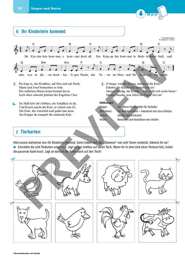 Adventskalender mit Musik (+Audio-Paket)