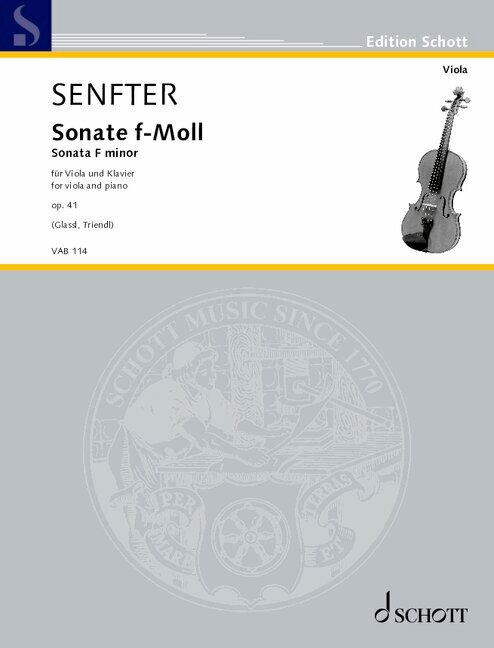 Sonate f-Moll Nr. 1 op. 41