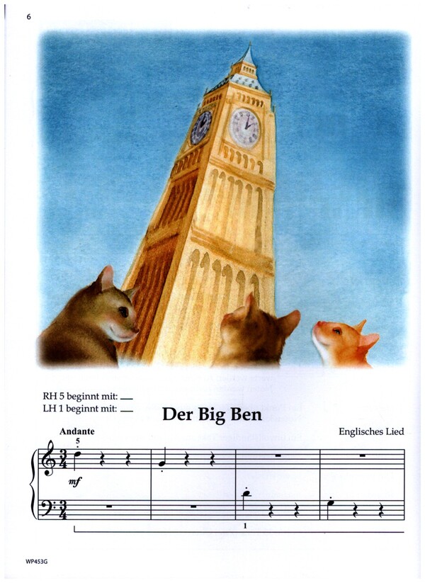 Bastien New Traditions: All In One Klavierschule - Level 1B