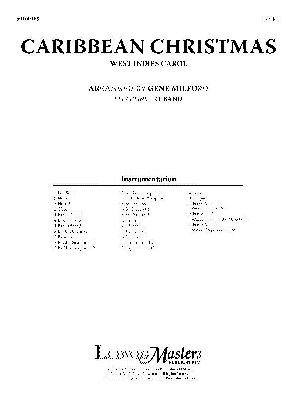 Caribbean Christmas (c/b sc)