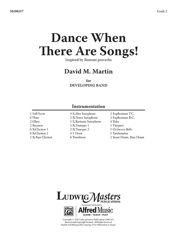 Dance When There Are Songs (c/b sc)