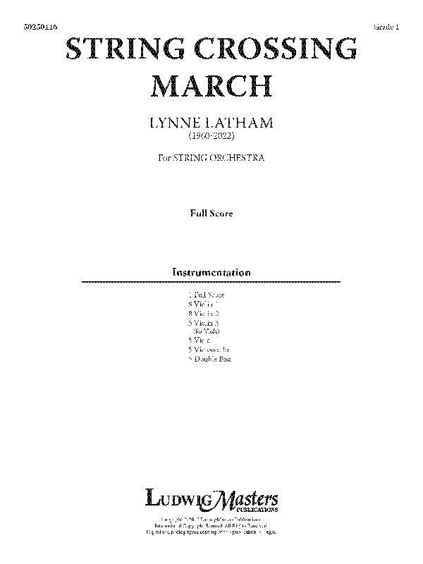 String Crossing March (s/o sc)