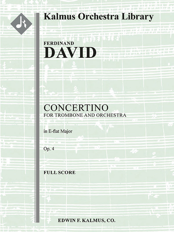 Concertino for Trombone, Op. 4 (f/o sc)