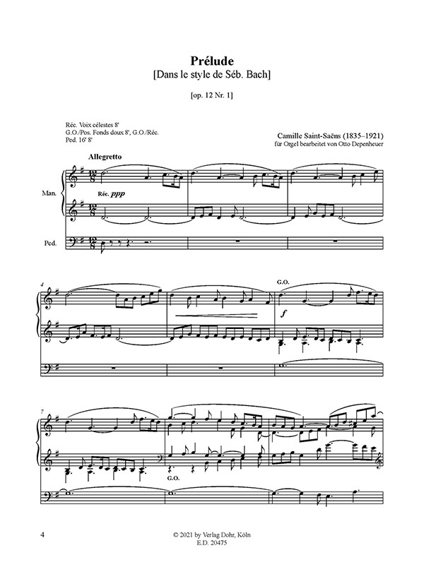 Prélude - Prière - Final