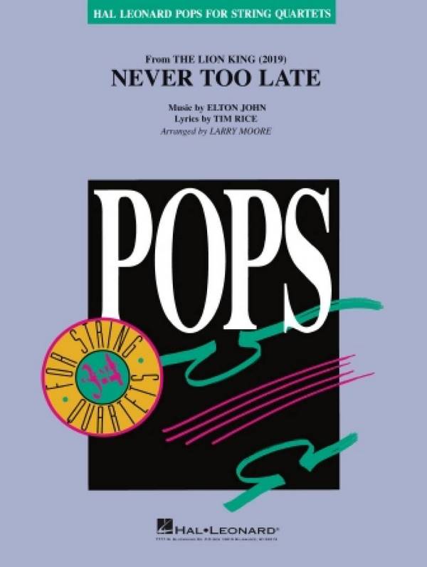 Never Too Late (from The Lion King 2019)