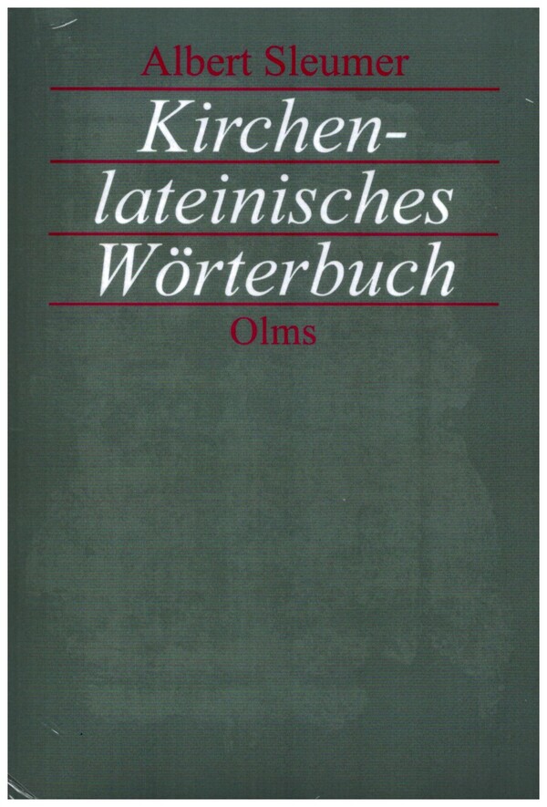 Kirchenlateinisches Wörterbuch