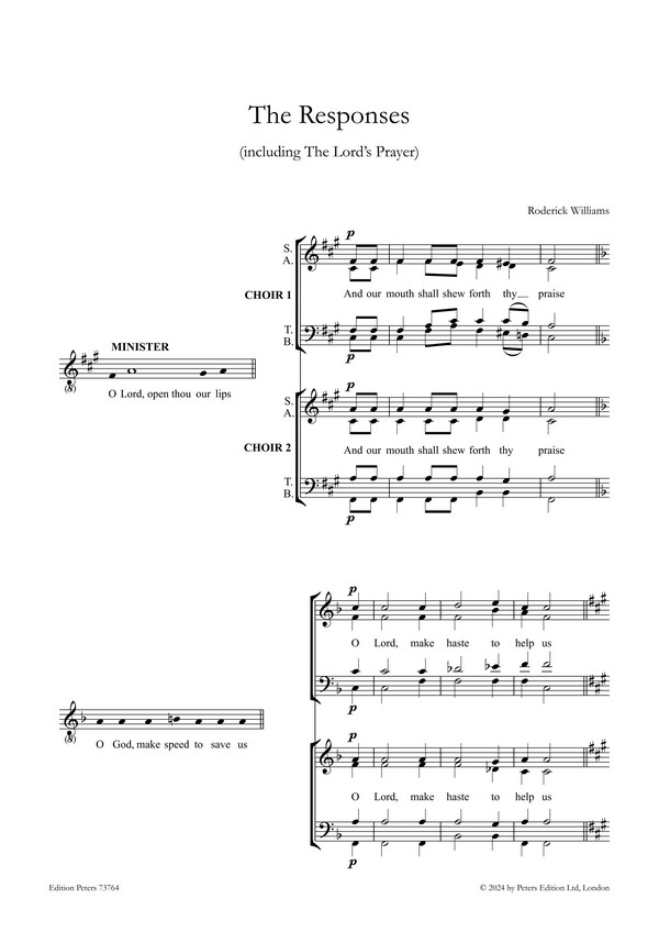 The Responses (including The Lord?s Prayer)