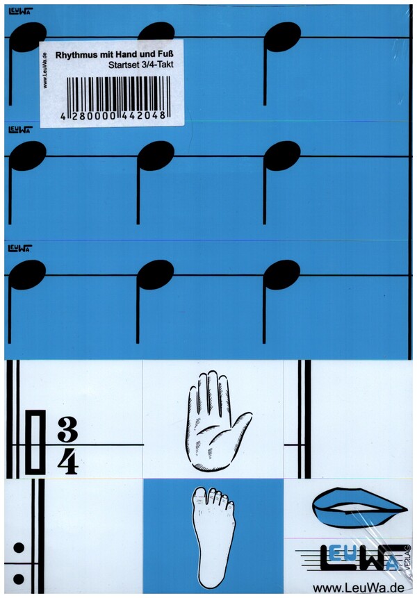 Rythmus mit Hand und Fuß - Startset 3/4-Takt