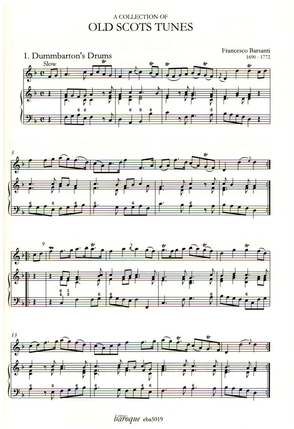 A Collection of old Scots Tunes