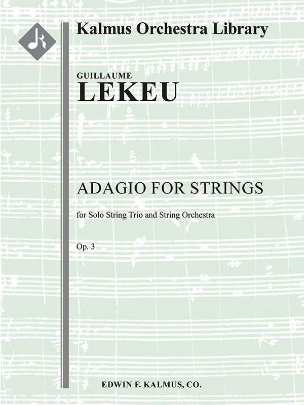 Adagio for Strings, Op. 3 (solo vn)