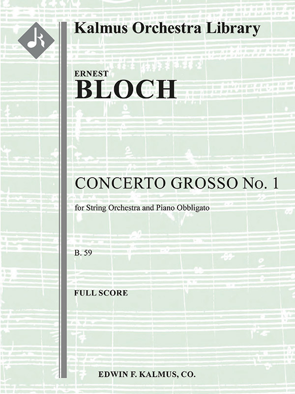 Concerto Grosso B.59 No. 1 