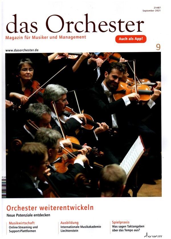 Das Orchester September 2021