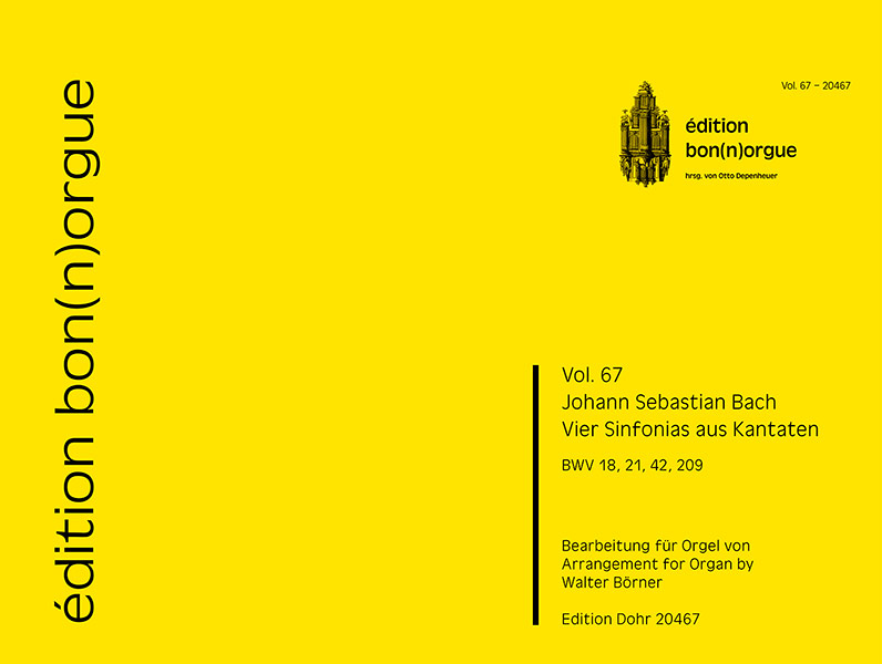 4 Sinfonias aus Kantaten  