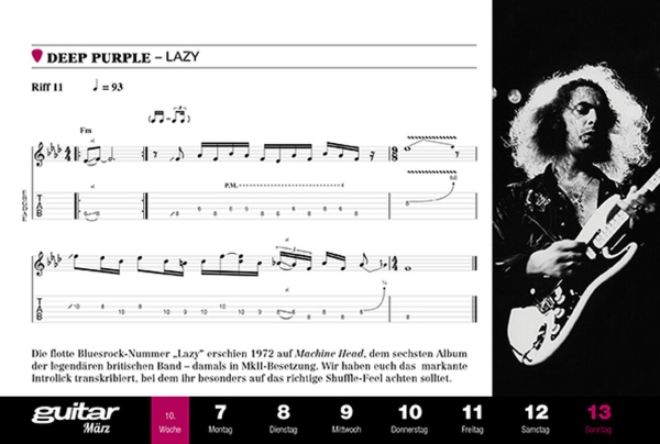 Guitar Riff Kalender 2022