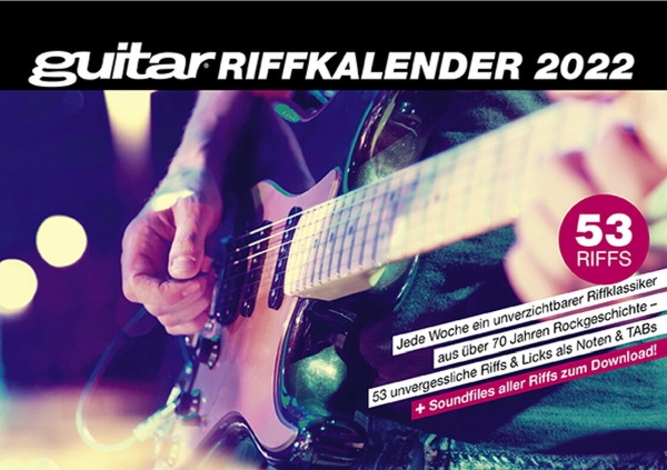 Guitar Riff Kalender 2022